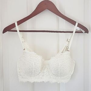 NWT aerie Eyelash Lace Balconette Bra 32D